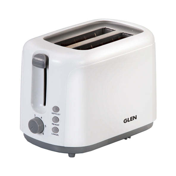 GLEN 750W Electric Auto Pop-Up Slice Toaster (White) in Patna at