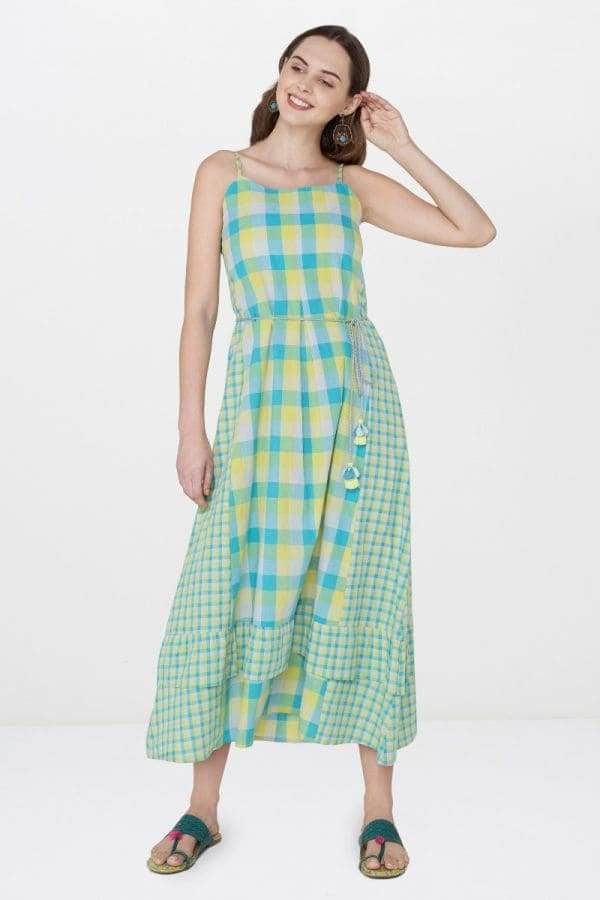 Buy Global Desi Green Maxi Dress (Size: XL, SS19GH027MXCYD) Online - Best  Price Global Desi Green Maxi Dress (Size: XL, SS19GH027MXCYD) - Justdial  Shop Online.