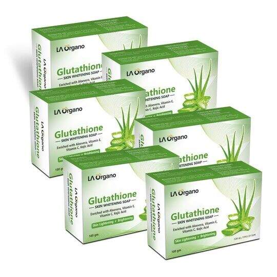 Glutathione Aloe Vera Skin Whitening Soap Pack Of 6 in Mumbai at  749 /  Unit by Laorgano (Brand Site) - Justdial