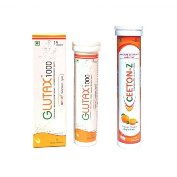 glutax glutathione 1000 L With Ceeton Z Oraange Eff Tablet (Pack Of 1) in Lucknow at ₹ 1,599 / Btl by Medpro Biotech LivOn Lypo-Spheric® Glutathione 30 Amount:10 grams (1 bottle) Metabolic & Appetite-Regulating
