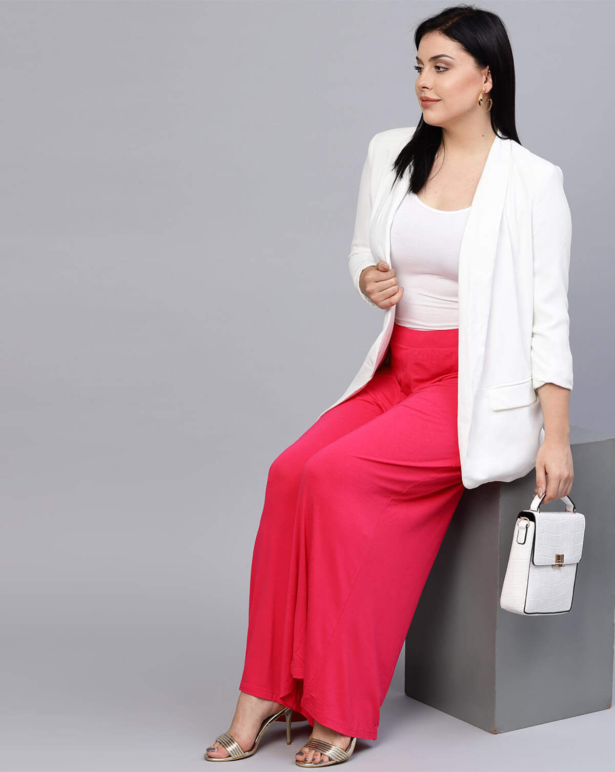 GO COLORS Go Plus Young Fuxia Palazzo Knit in Cuddalore at best price by  Svsn Garments - Justdial