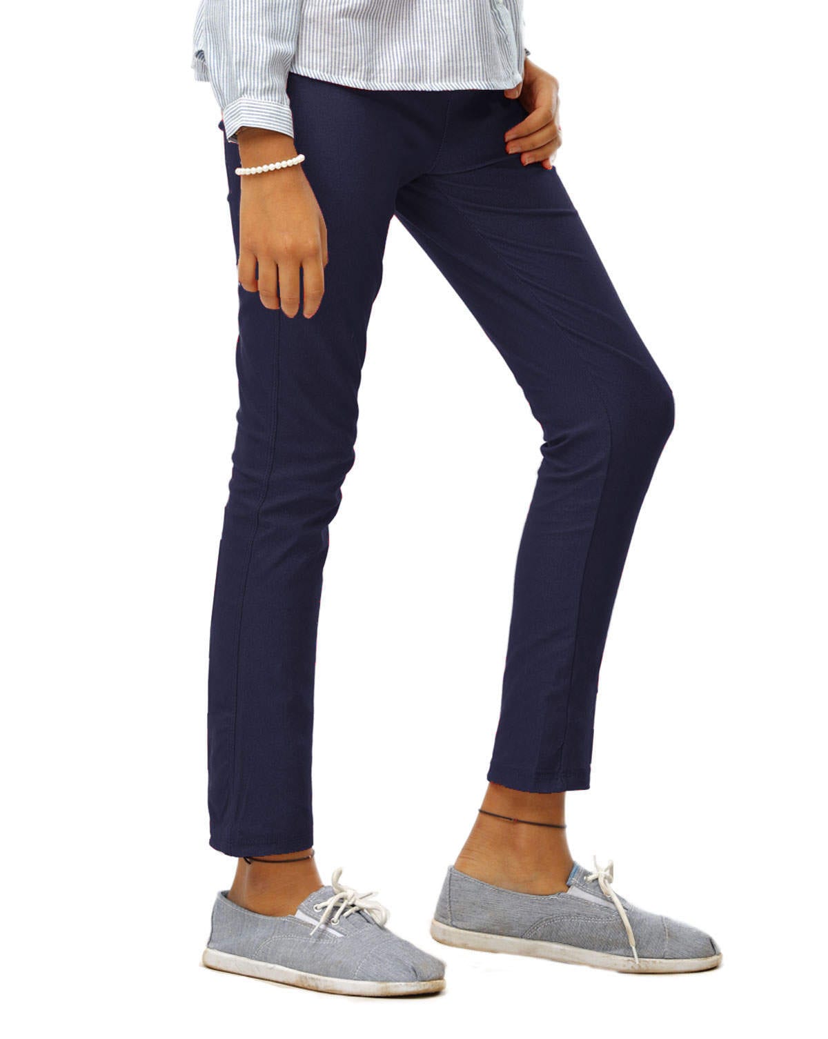 GO COLORS Girls Jegging Knit 12 (Blue Jegg) in Bangalore at ₹ 516