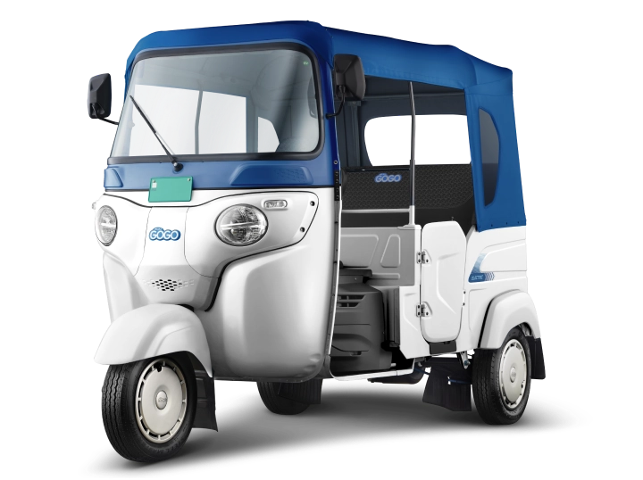 Bajaj GoGo P5009 12.2 Kwh Auto Rickshaw - Electric (Blue & White)