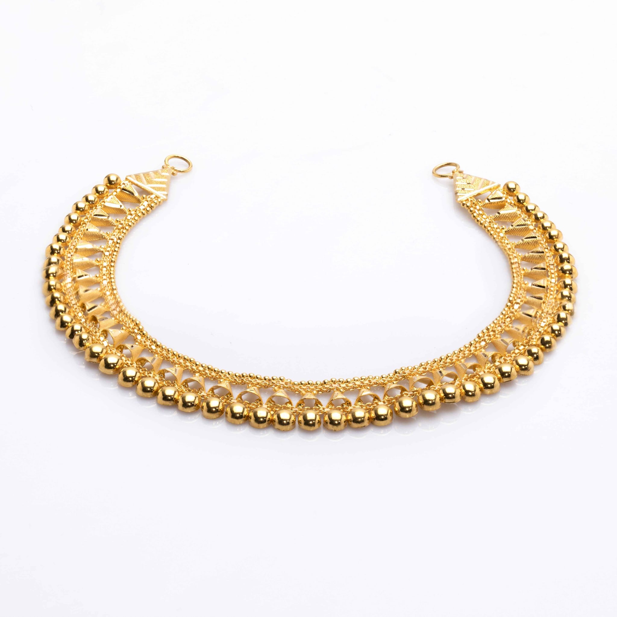 Gold Choker Necklace in Chennai at ₹ 7,199 ₹ 7,499 Gm by