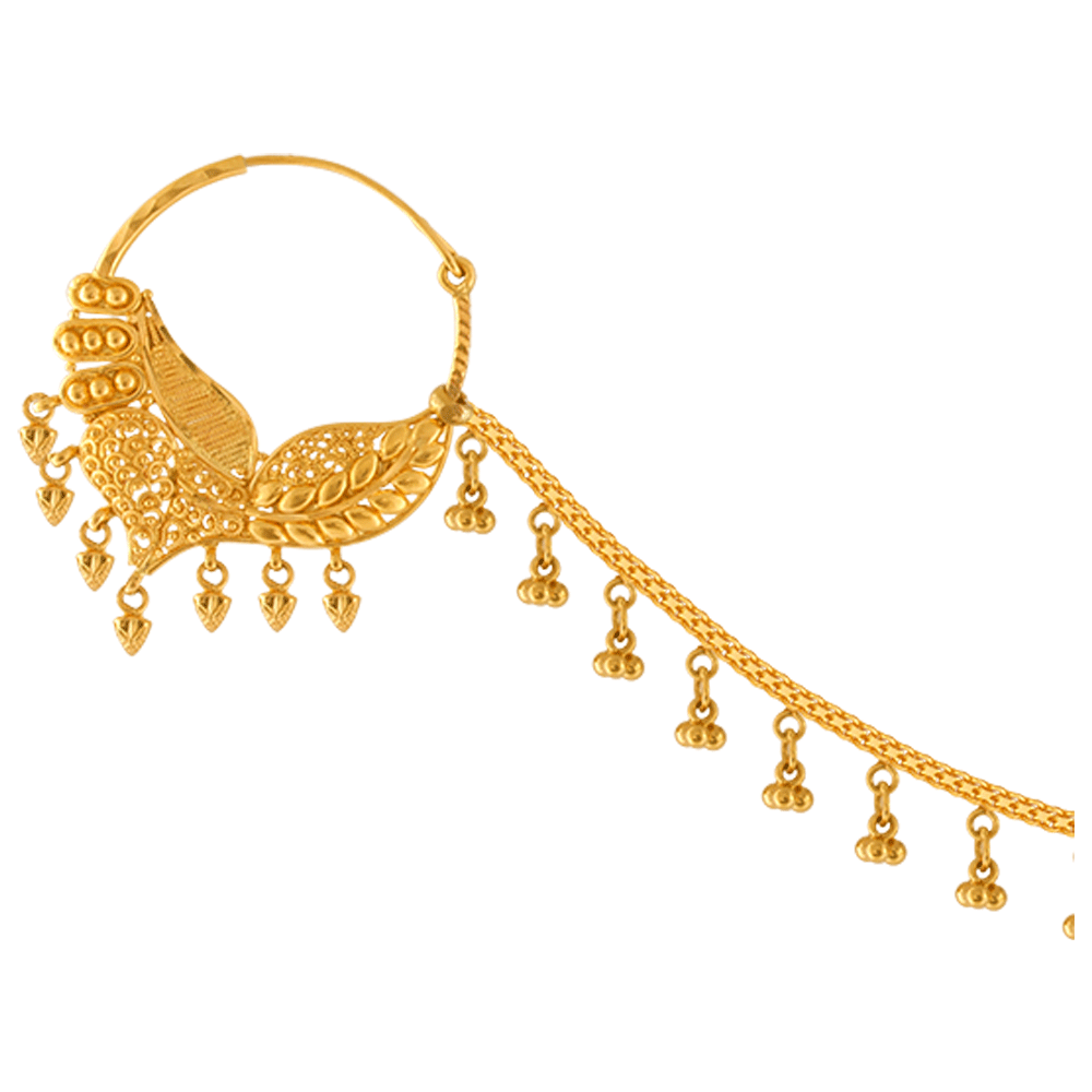 Gold Nath in Surat at ₹ 13,700 ₹ 15,002 Unit by Theme Jewels