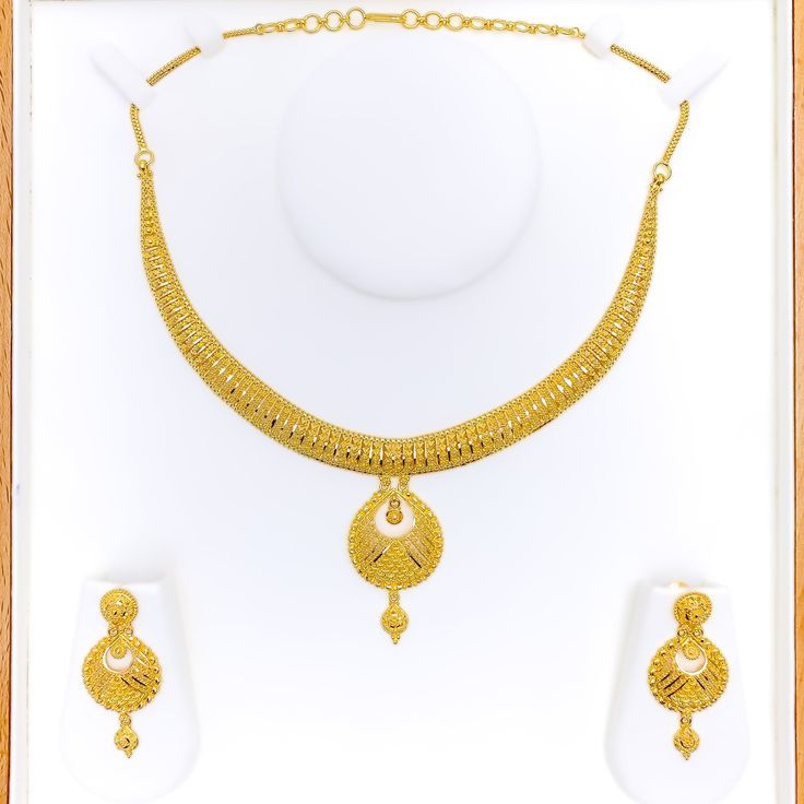 Gold Necklace Set 22 Kt in Trichy at ₹ 75,000 ₹ L Pc by