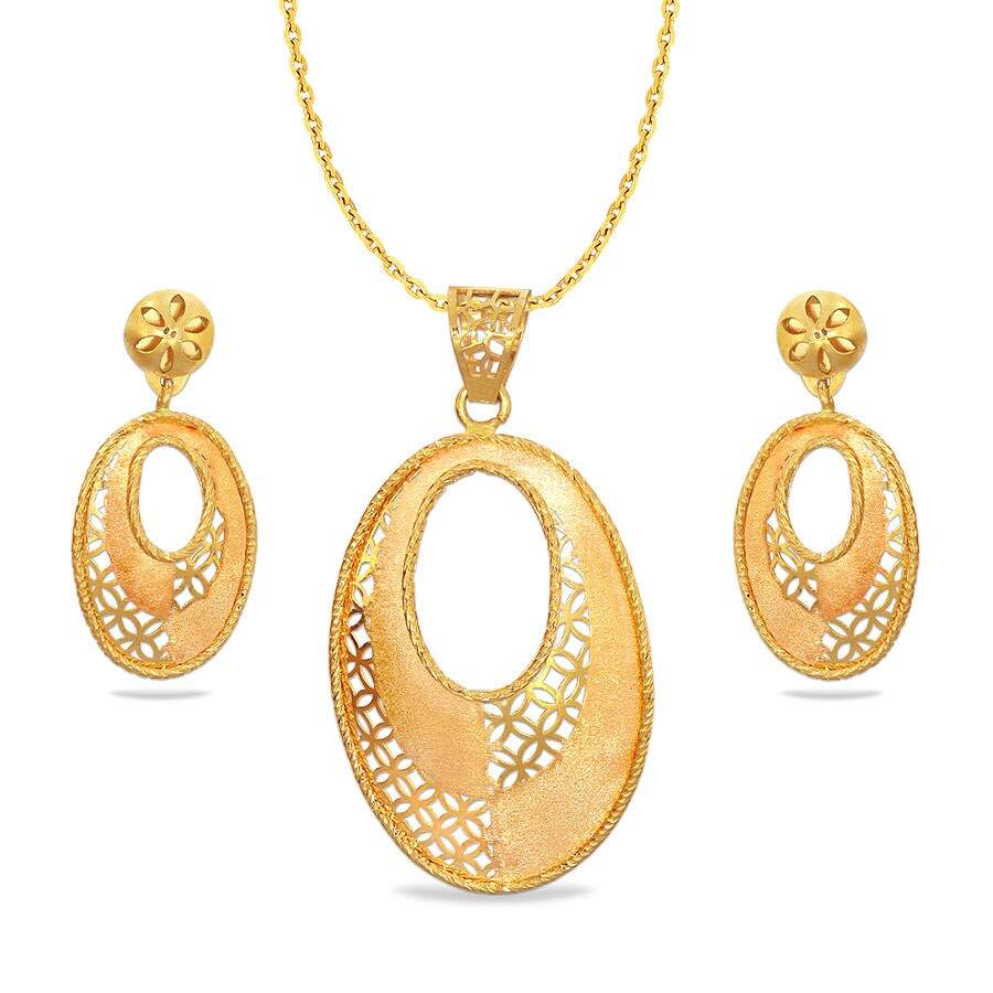 Gold Jewellery Pendant Set in Jaipur at 