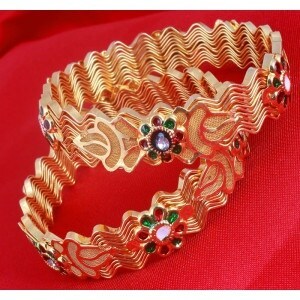 Gold Plated Bangles for Women BANG0004 in Surat at ₹ 149