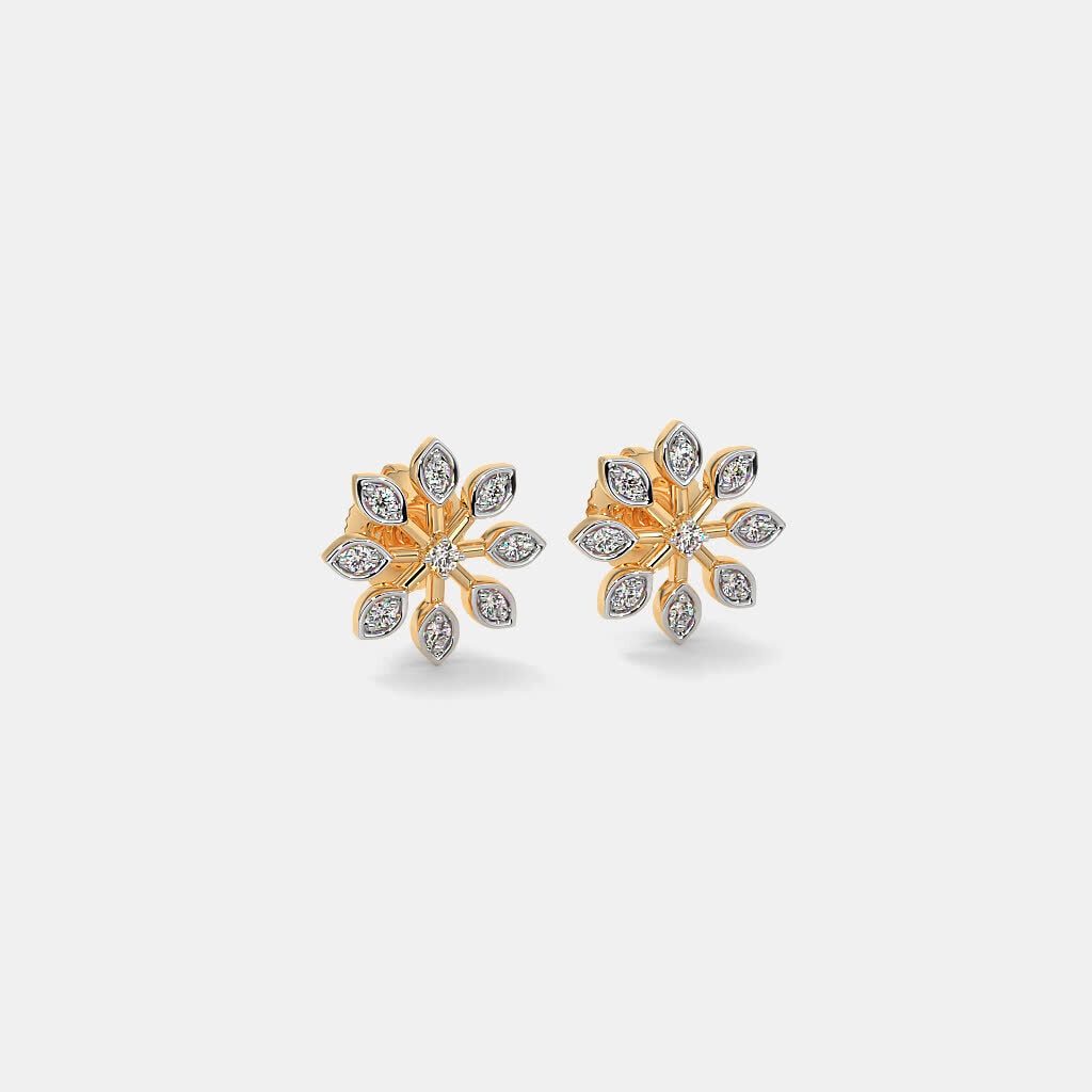 Gold Life Bloom Second Hand Star Stud Earring in Ranchi at