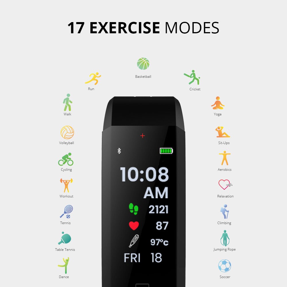 GOQii Vital Activity Tracker Smartwatch (Black) in Mumbai at