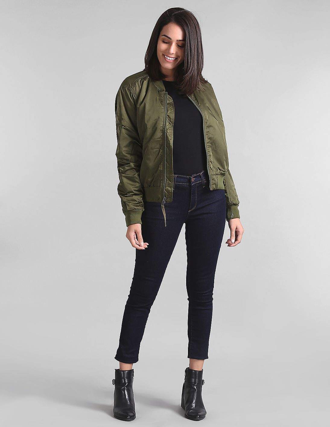 Gap classic bomber jacket online