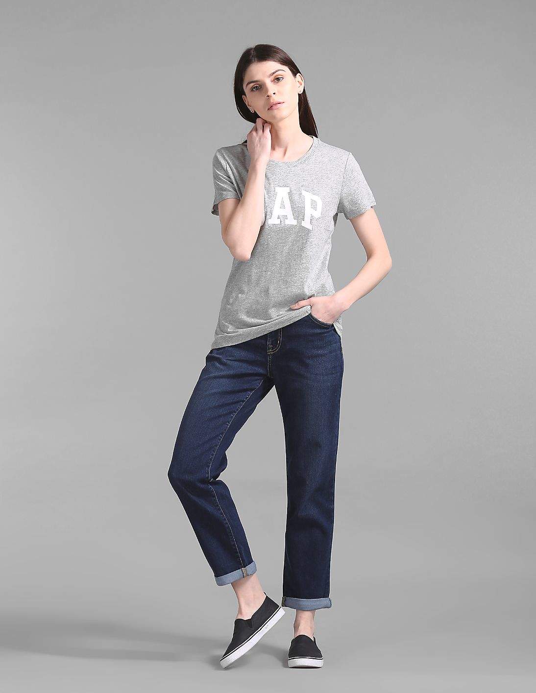 Buy GAP Girlfriend Fit Stone Wash Jeans 