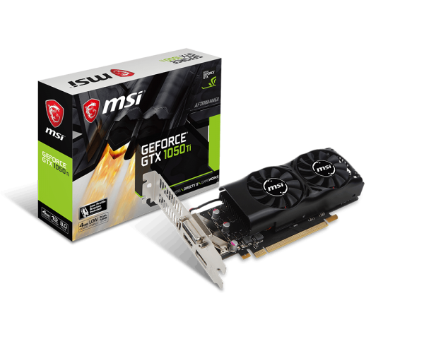 Graphics Card MSI GEFORCE GTX 1050 TI GB DDR5 (Dual Fan) in