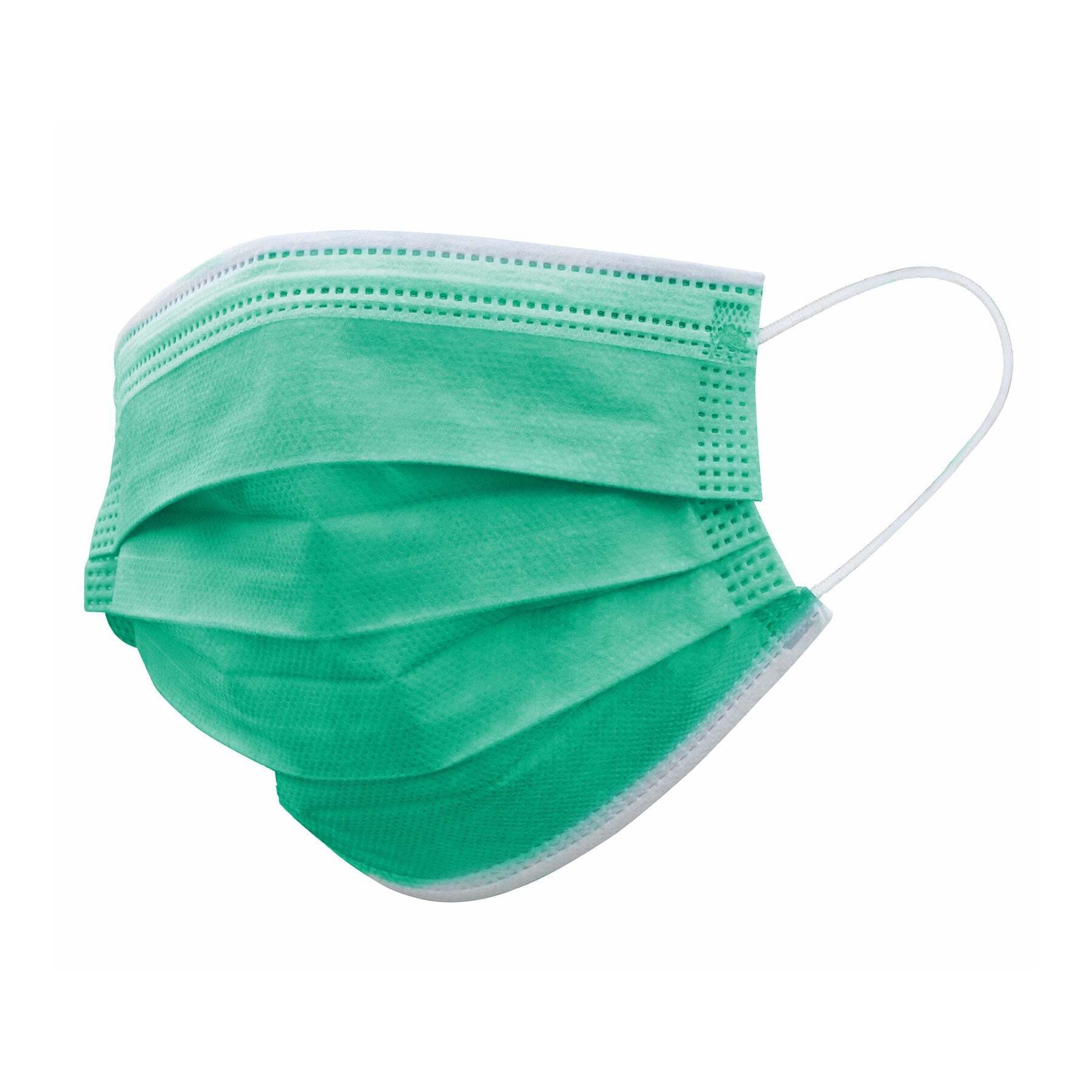 Green Disposable Surgical Face Mask For Hospital in Kolhapur at ₹ 10 / Pc  by Sparkle Enterprises - Justdial