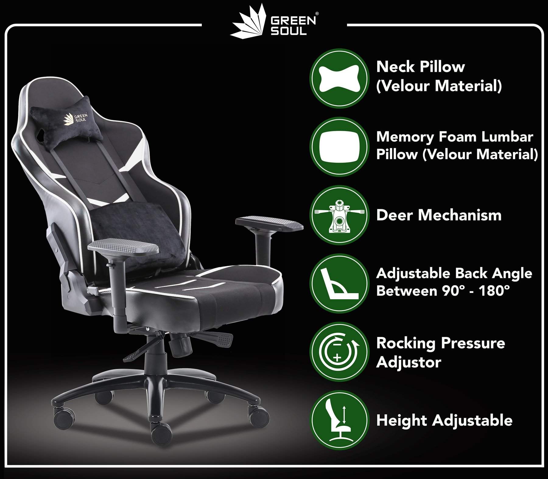 Green Soul Gaming Chair Recommend GREEN SOUL Blade Ergonomic
