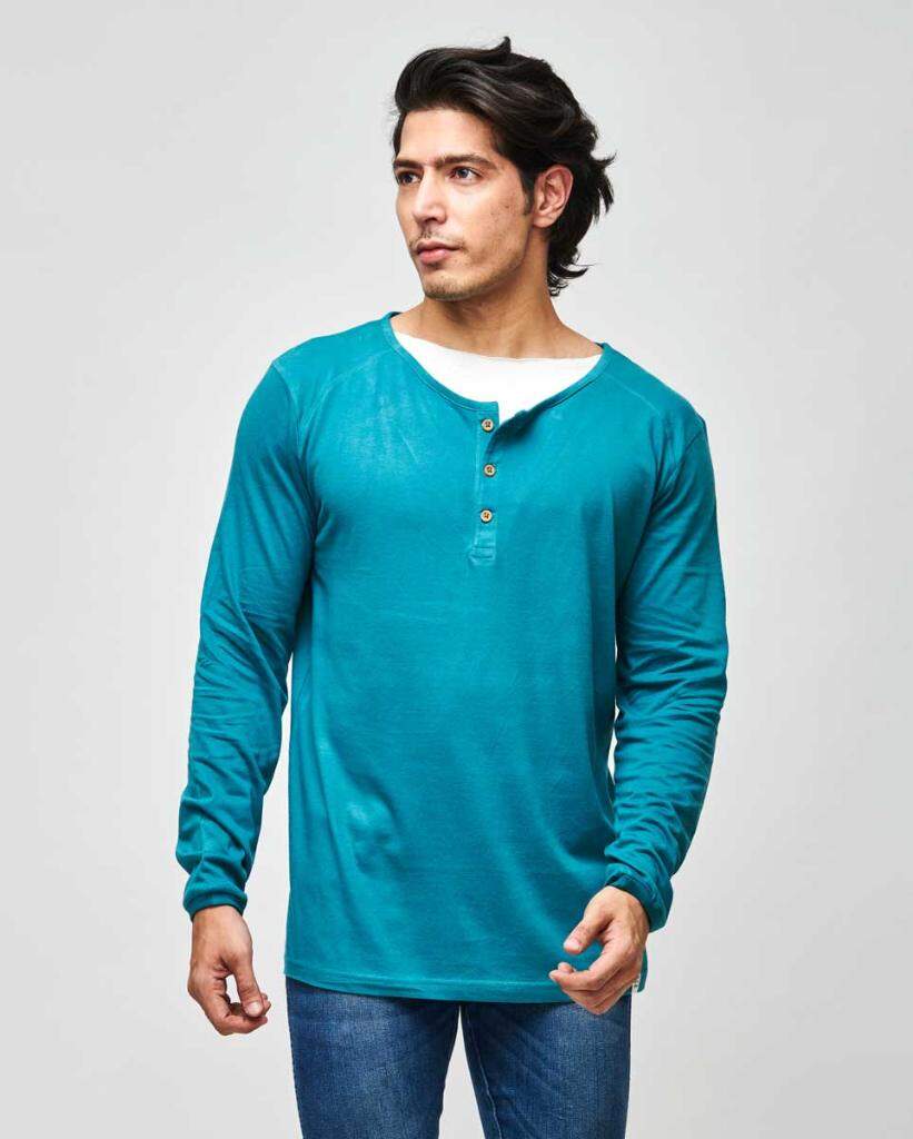 Green T-Shirt with Wooden Button M in Indore at ₹ 599 Unit by