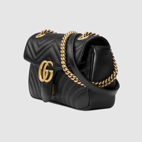 GUCCI Gg Marmont Small Matelass Shoulder Bag (443497DTDIT1000) in