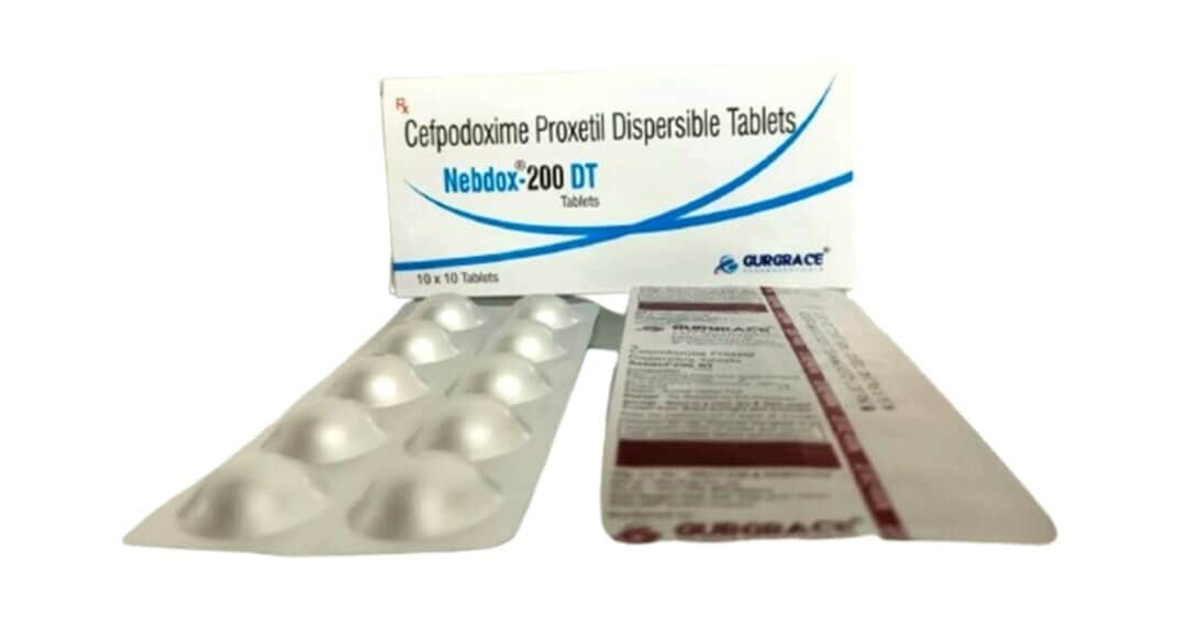 Gurgrace Pharmaceutical Nebdox-200 DT Tablet, Pack Size- 10 10