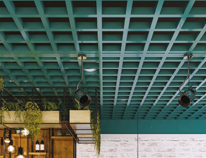 Gyfametlance Open metallic grid system
