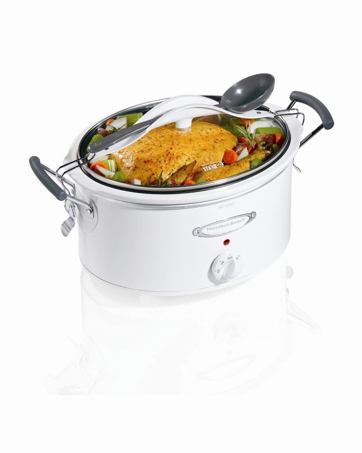 Buy Hamilton Beach 33163 Stay Or Go 6 Quart Oval Slow Cooker Features Price Reviews Online In India Justdial