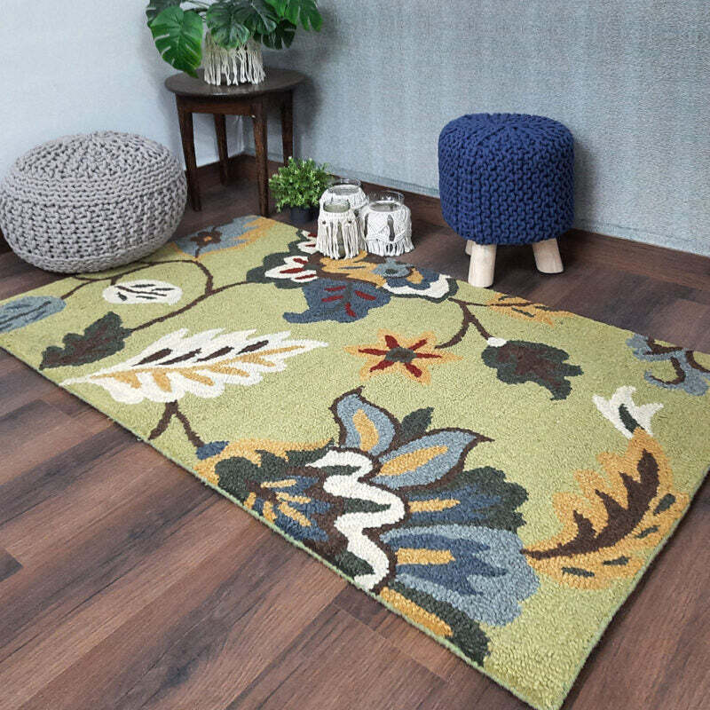Hand-Knotted Floral Multicolor Persian Rug 2000 x 3000 mm