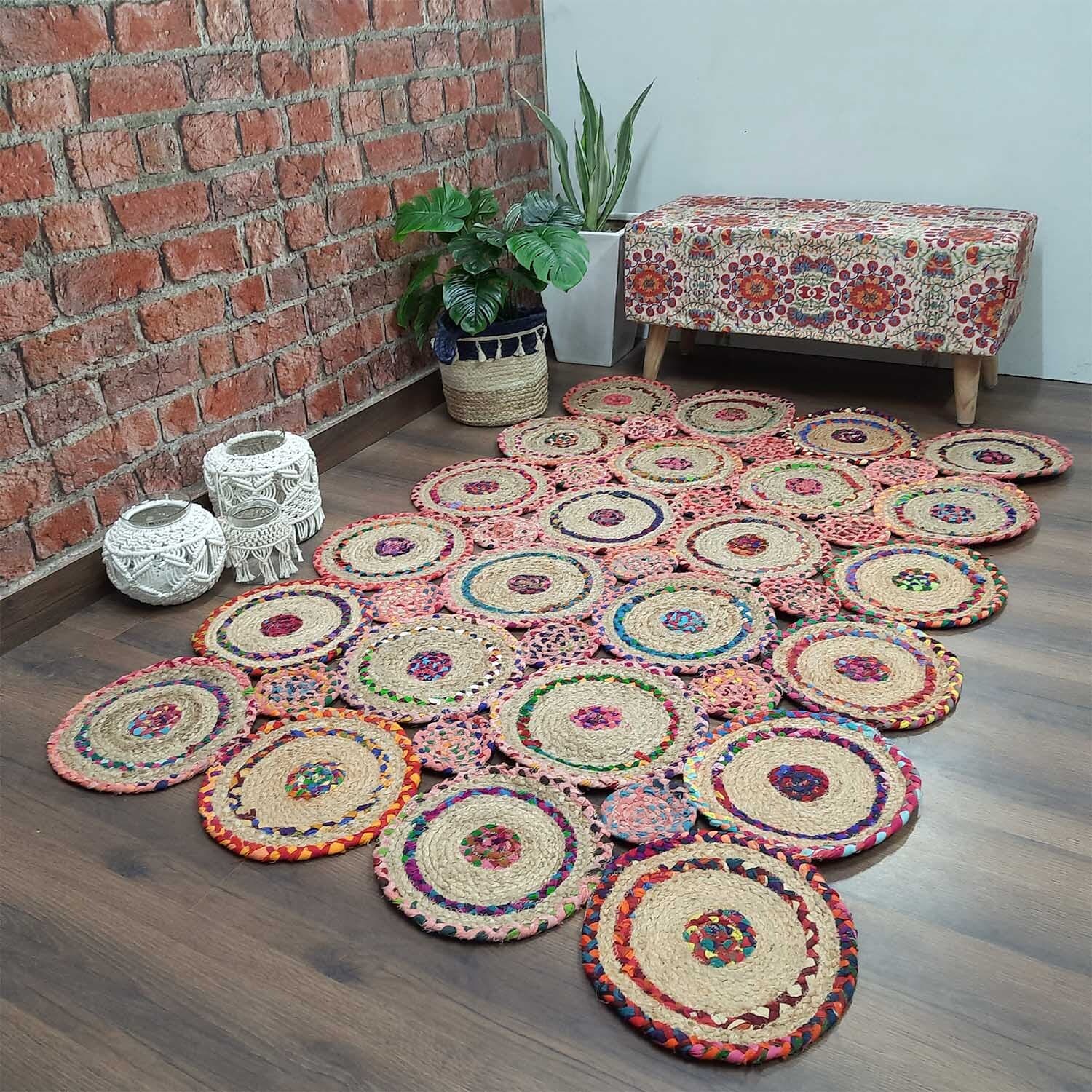 Hand Tufted Printed Multi-Color Carpet, 1600 x 2300 mm Rectangle in Kanchipuram at ₹ 5,199 / Pc by Rahman Rugs - Justdial