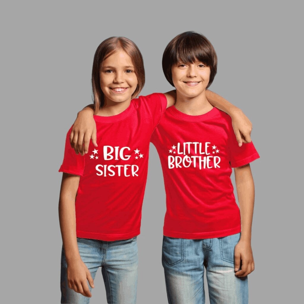 Sibling Tees Big Sister Little Brother Shirt Write Name On T Shirt