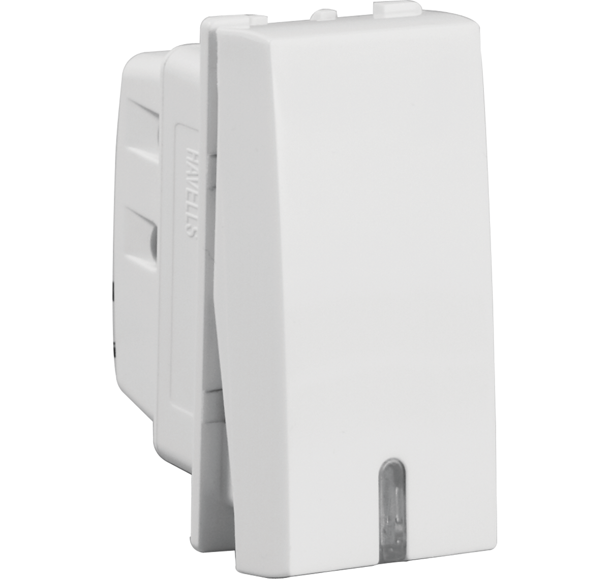 HAVELLS 10 Ax 1 Way With IND. Great White Switch (AHOSXIW101)