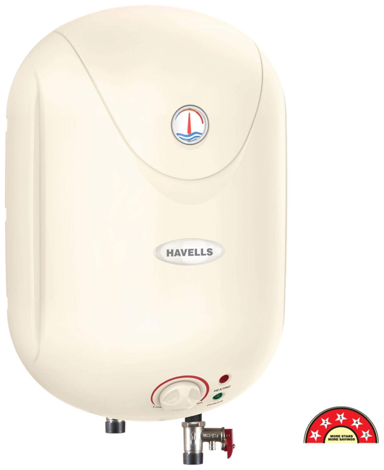 Havells Puro Plus 5 Star 3.5 ltr Storage Geyser (Ivory) in Hyderabad at  best price by Star Trading Company - Justdial