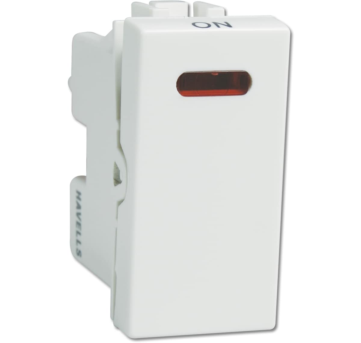 HAVELLS 16Ax 1 way Switch with Indicator Pure White [AHCSXIW161] in ...
