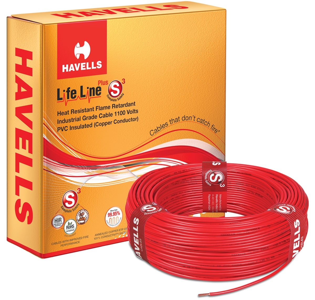 Buy Havells 90 Meter Heat Resistant Flame Retardant Cable Red Whffdnra12x5 Features Price Reviews Online In India Justdial Buy Havells 90 Meter Heat Resistant Flame Retardant Cable Red Whffdnra12x5 Features Price Reviews Online In India Justdial