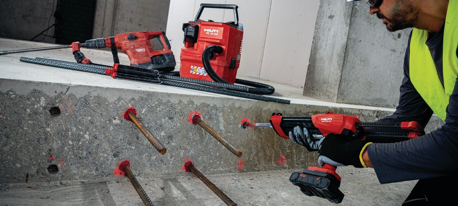Hilti HDE 500-A22 Cordless Adhesive Dispenser in Salem at Hilti HDE 500-A22 Cordless Adhesive Dispenser in Salem at