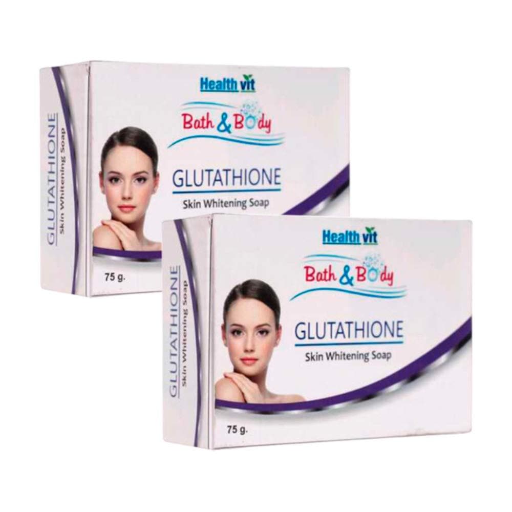 Healthvit Bath and Body Glutathione Skin Whitening Soap, 75g (Pack of 2) in  Ahmedabad at ₹ 250 / Unit by Health Vit