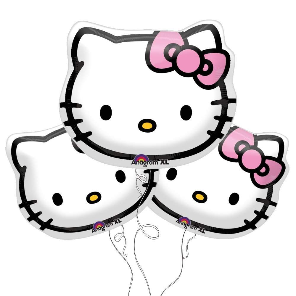 Buy Hello Kitty Face Foil Balloons 13x15 Pack Of 3 Hello Kitty Face Foil Balloons 13x15 Pack Of 3 Features Price Reviews Online In India Justdial