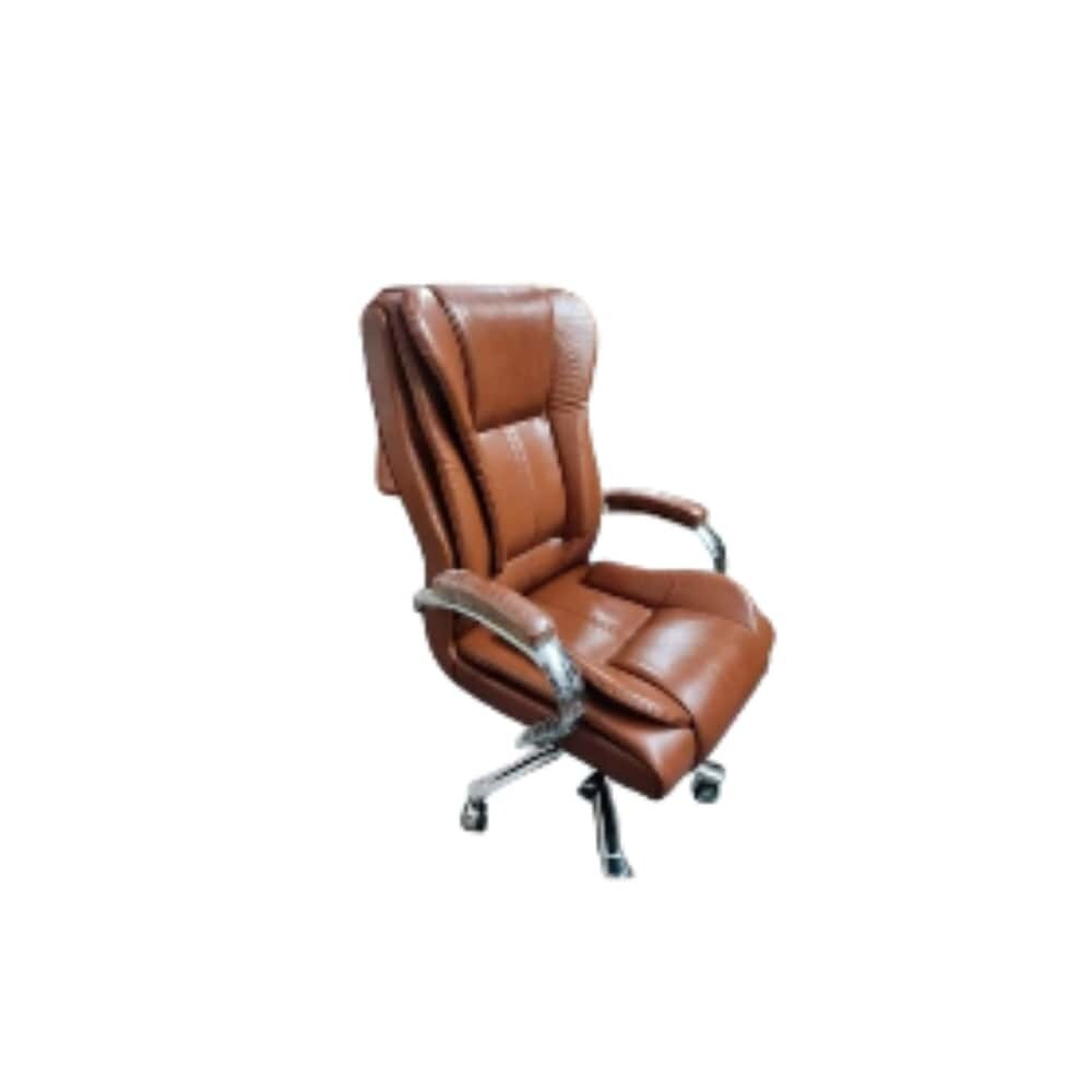 High Back Leatherette Executive Office Chair Brown in Jaipur at