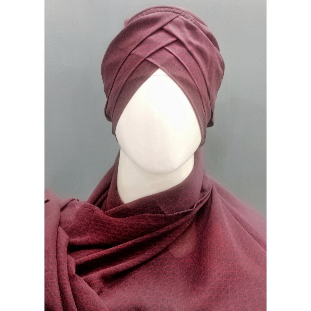 readymade layered hijab