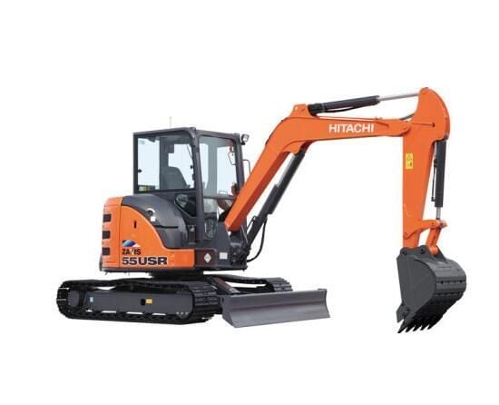 Hitachi ZX55USR-5A Hydraulic Excavator Compact Excavation Solution