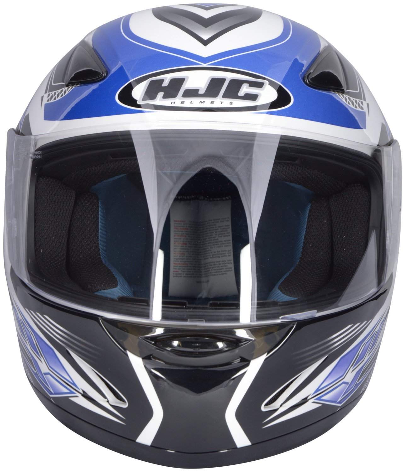 Buy Hjc Helmets Cs 14 Dusk Full Face Helmet White And Blue M