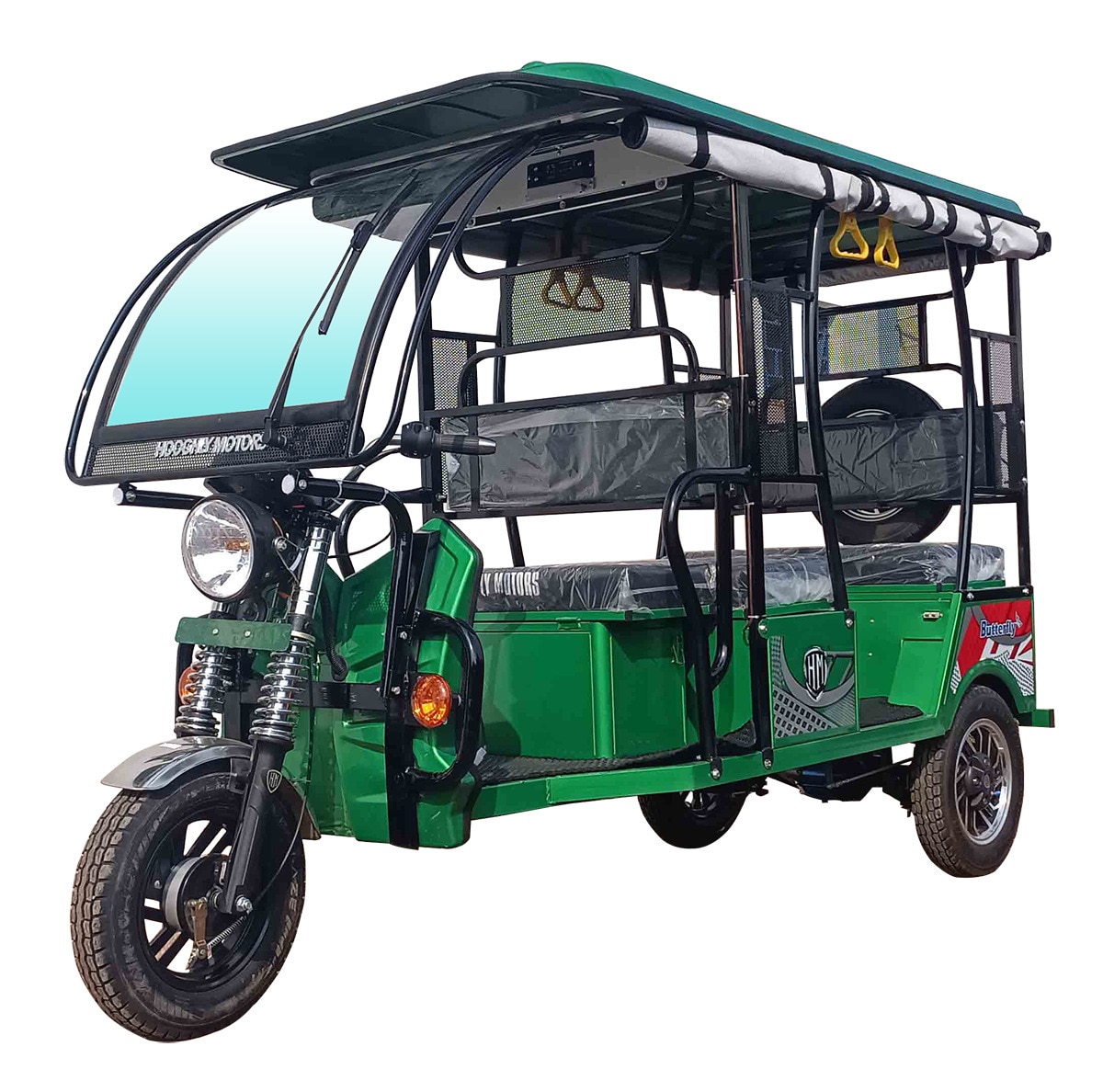 Hooghly Motors Butterfly Battery Operated E Rickshaw Green HP in