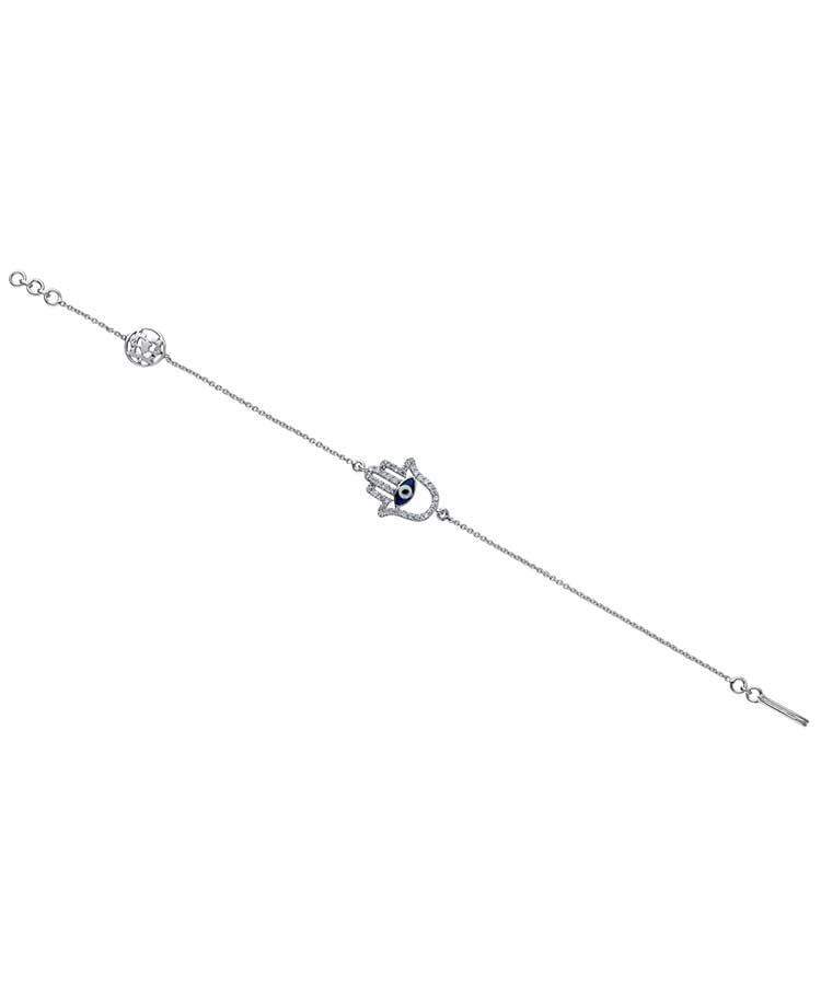 Horizontal Hamsa Bracelet in White Gold in Mumbai at ₹ 34,000