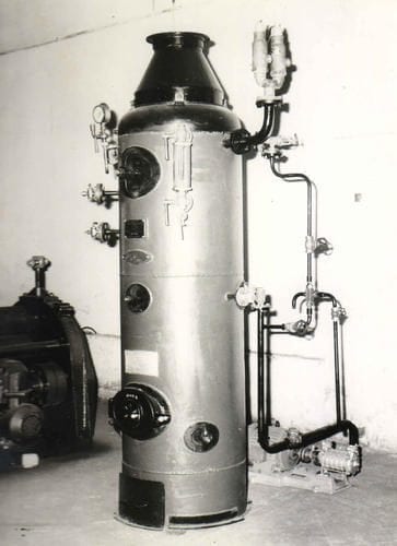 Solid Small Industrial Steam Boiler 7500W, LPG, 1000 Capacity