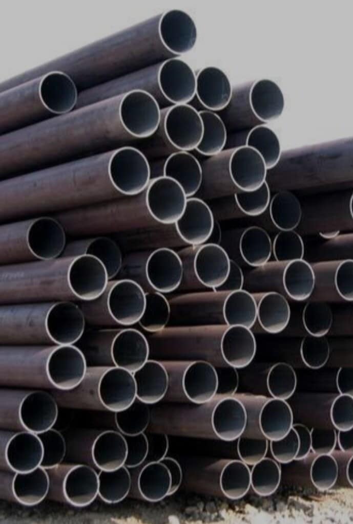 Galvanized Hot Rolled Mild Steel Round Pipe, 50mm Outer Diameter