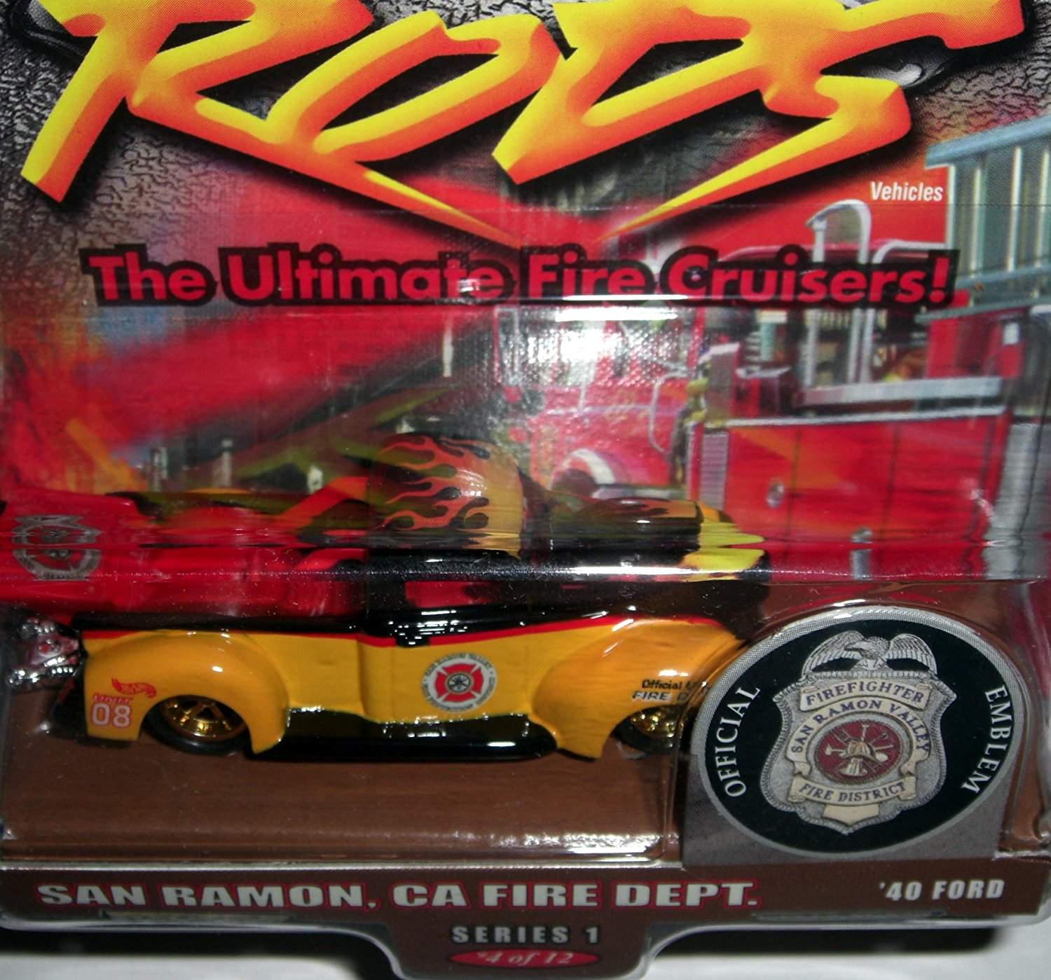 hot wheels fire department rods