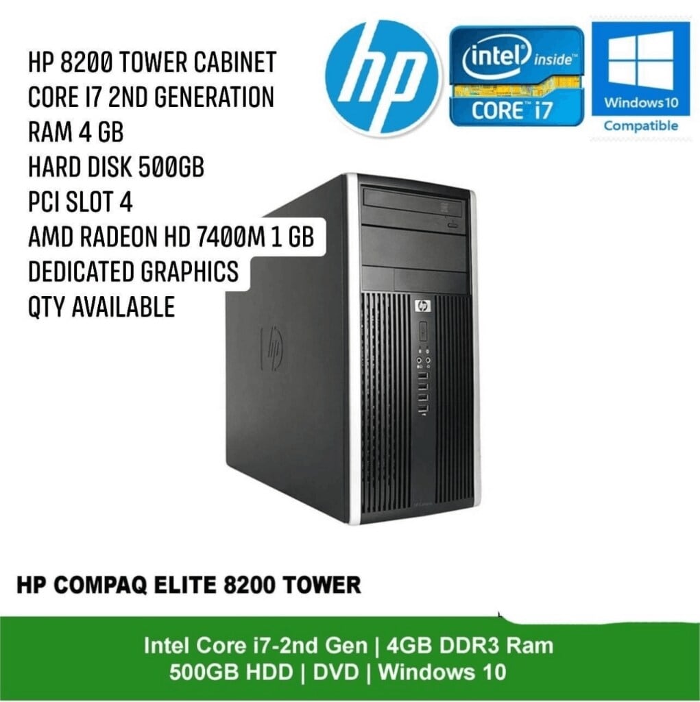 販売終了 小型 HP 8200 US Core i7 Win10 Pro 64bit