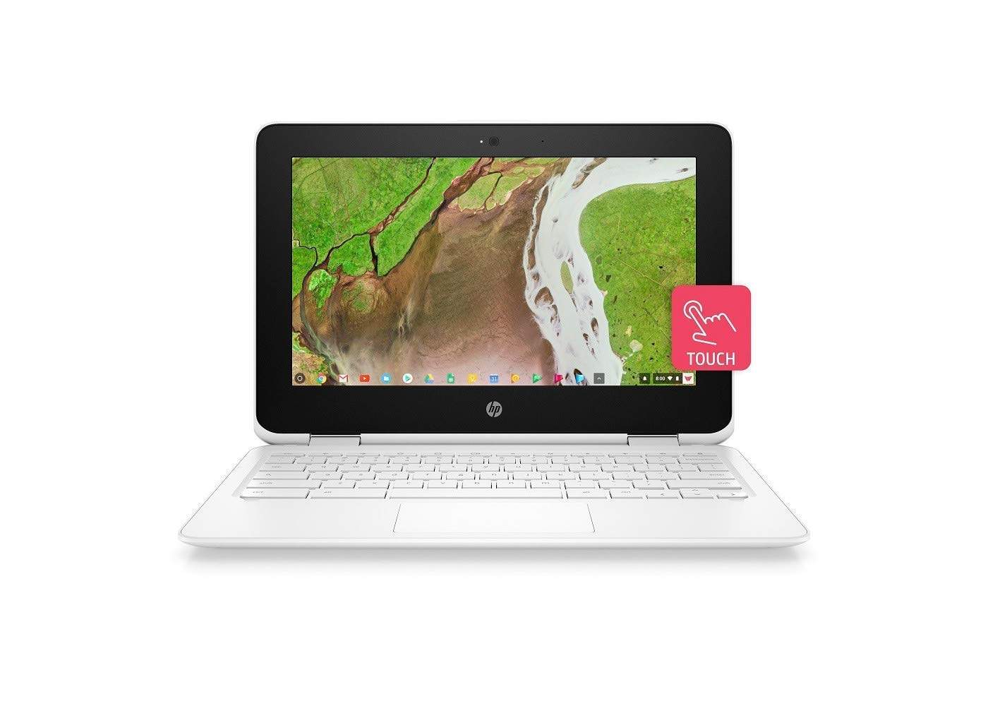 HP Chromebook x360 11-ae040nr 29.5 cm (11.6) White Laptop (4GB
