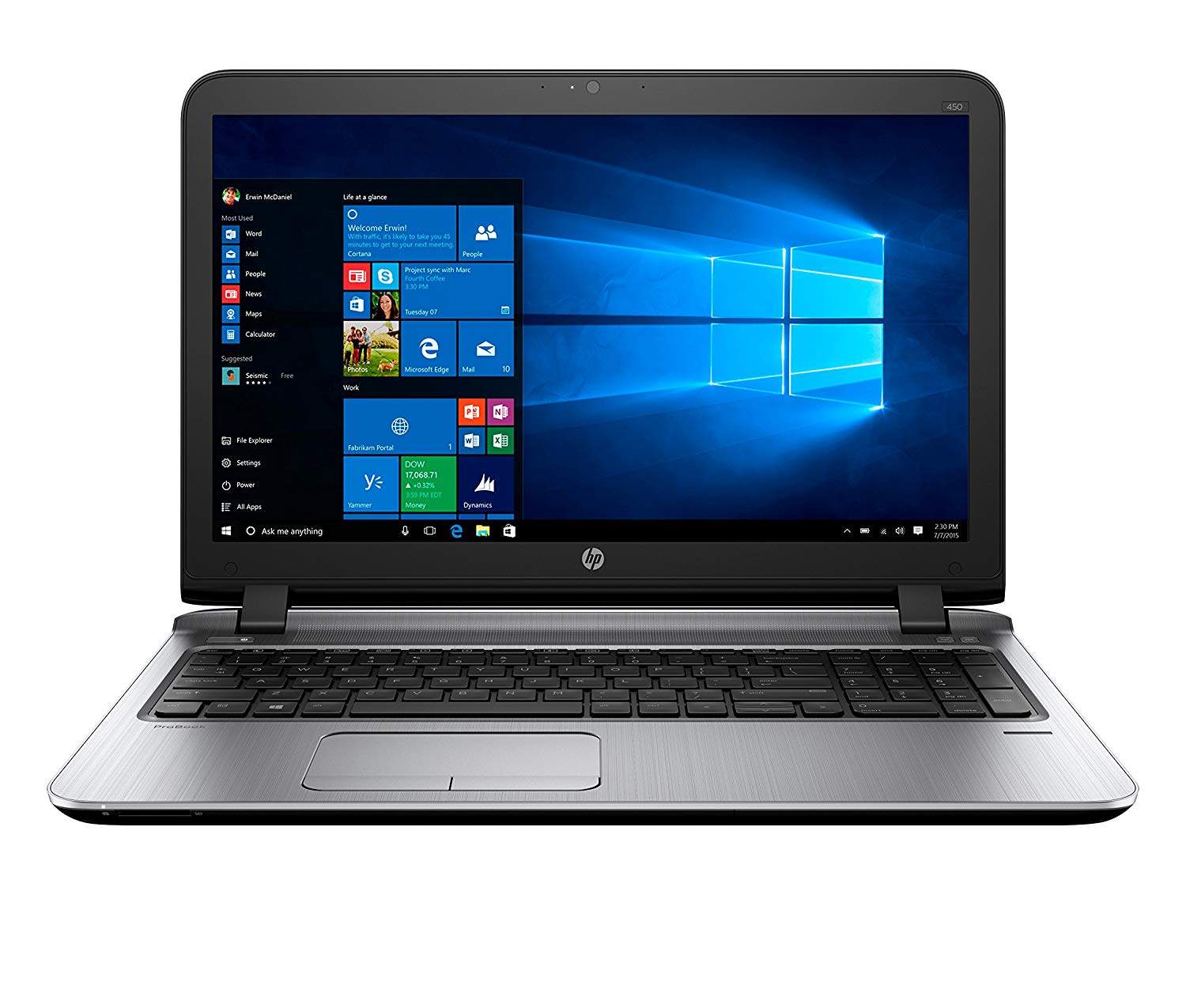 HP ProBook 450 G3 15.6' LCD Notebook - Intel Core i7 (6th Gen) i7