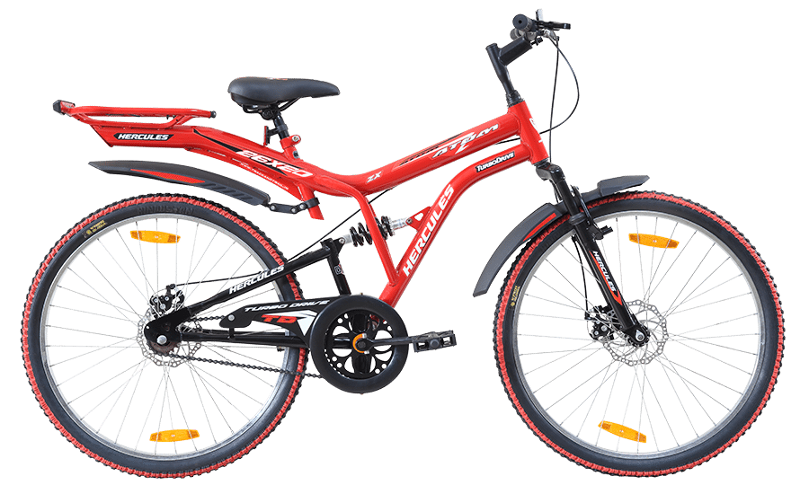 Hercules atom-zx Bicycle 26T Smart Red with Black in Jaipur at