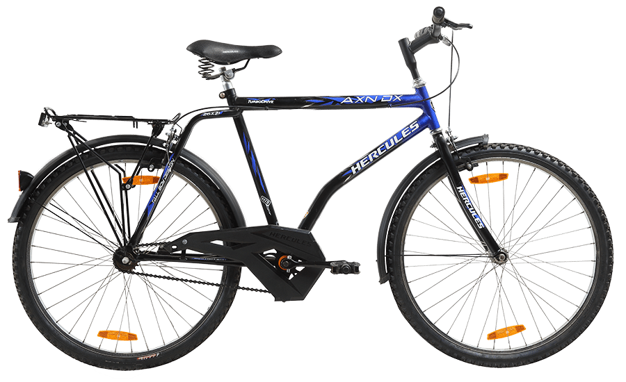 Hercules axn-dx Bicycle 26T Matt Black with VictorBlue in Solapur