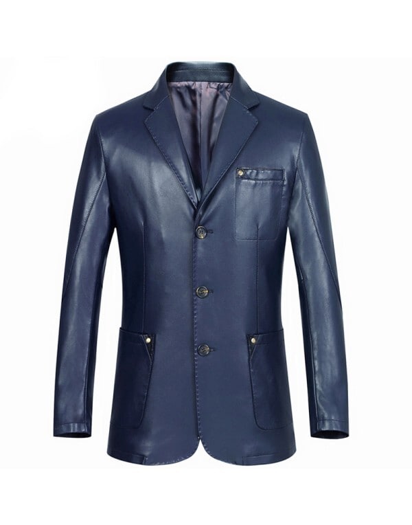 Maiti Double-Breasted Polyester Advocate Coats in Black in