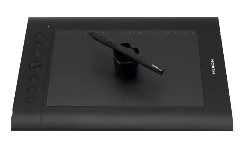 Buy Huion H610pro Graphic Pen Tablet 25 X 16 Cm 10 X 6 25 Features Price Reviews Online In India Justdial